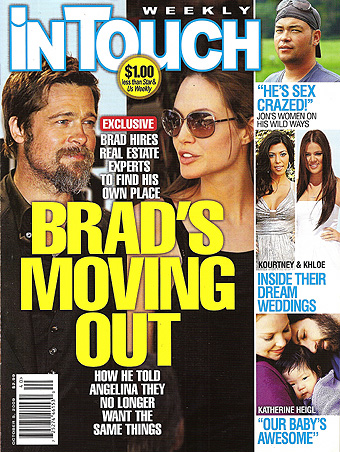 Illustration for article titled This Week In Tabloids: Aniston's "Pregnant"; Justin's "Sweating" Rihanna